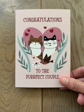 #26 – Congratulations to the purrfect couple
